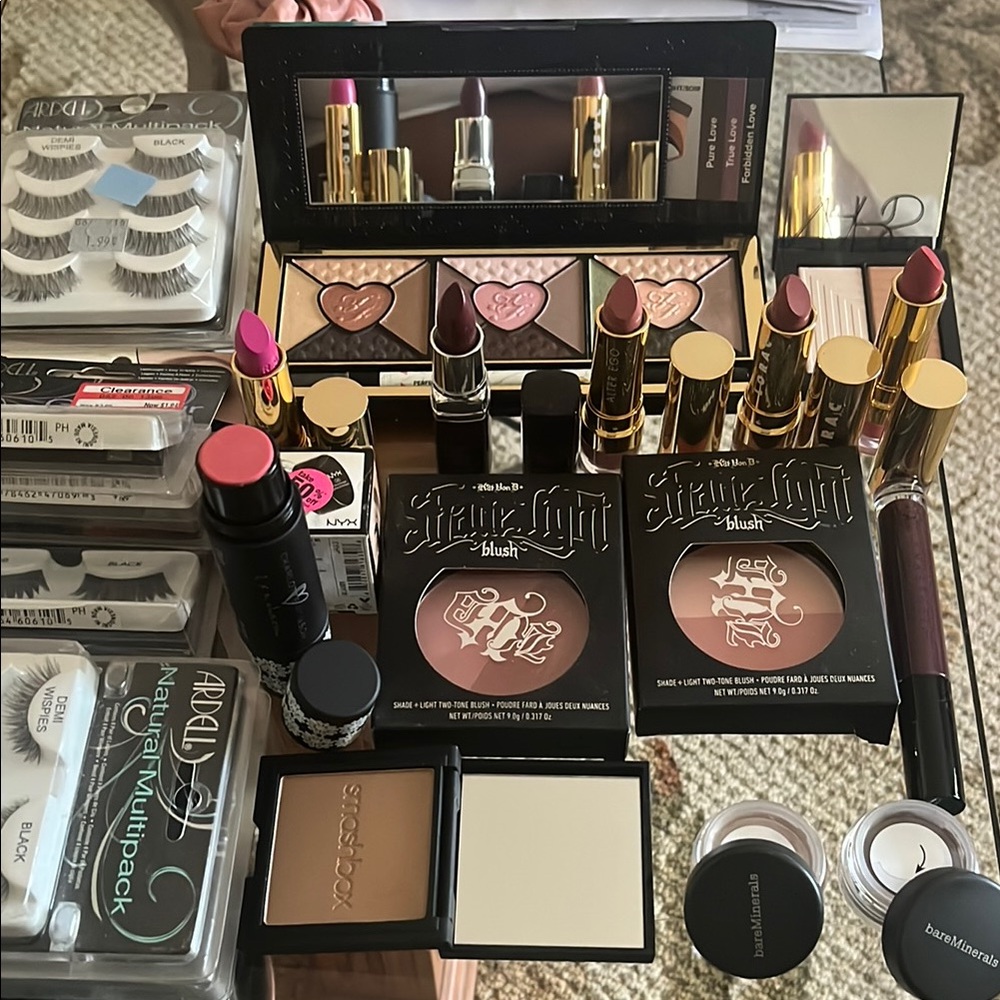 NARS,Lorac,Too face,Kat Von D , Anastasia, Smashbox